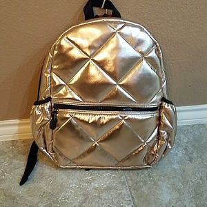 Rose gold back pack